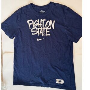 Nike Women's Penn State Fight On State T Shirt Navy Blue Size Medium